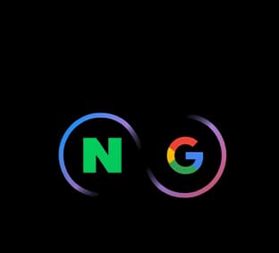 N사 G사 검색량 No.1